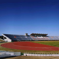 千葉県総合運動場陸上競技場メインスタンド